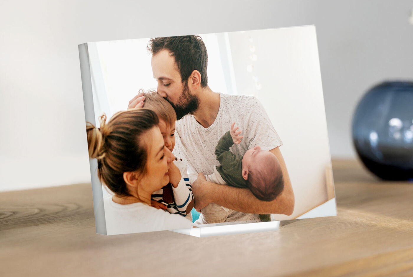 Tableau photo sous plexi;